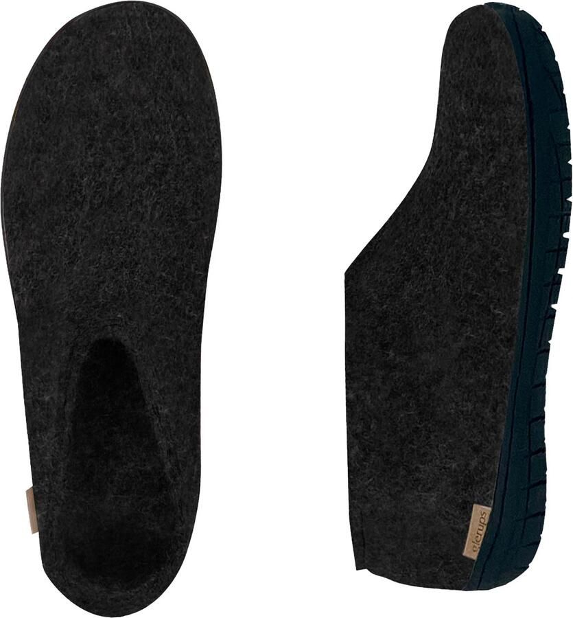 Glerups en slippers Naturkautschuksohle Schwarz - Foto 3