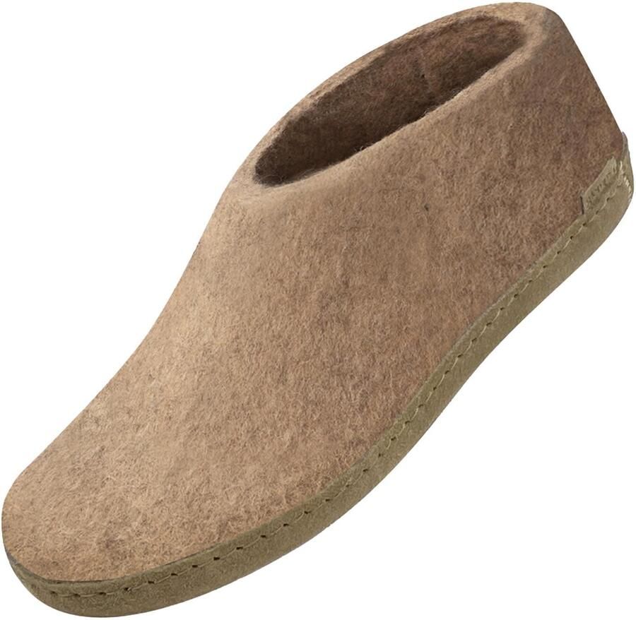Glerups Dames en Heren slippers Leren zool - Foto 2