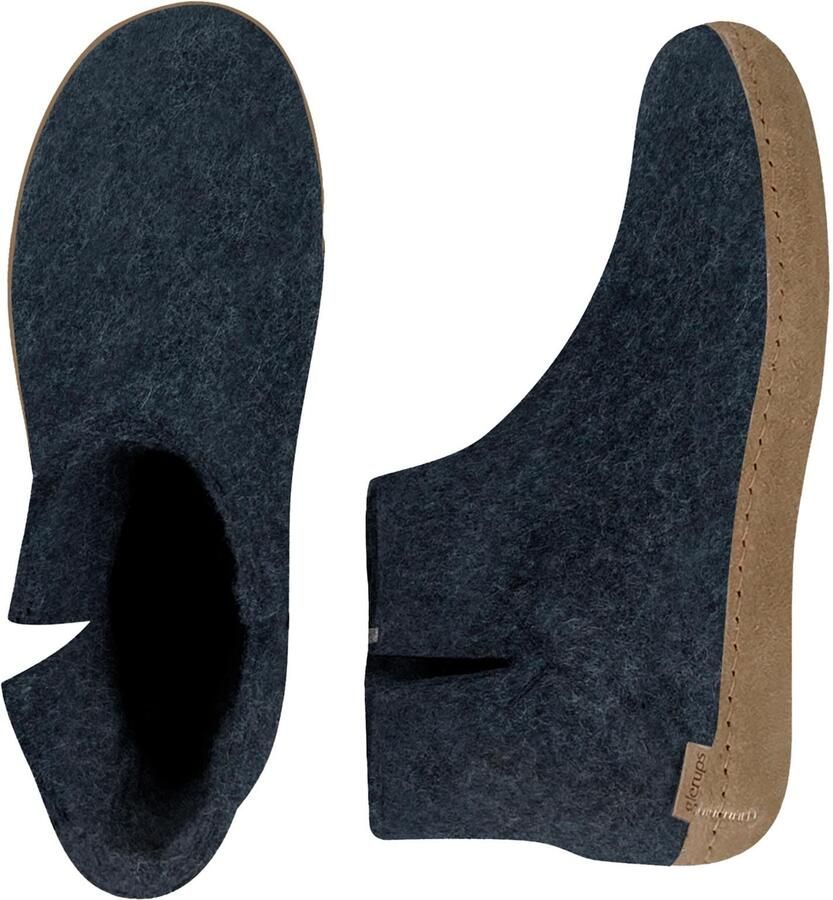 Glerups Gezellige Wollen Pantoffels Blue - Foto 8