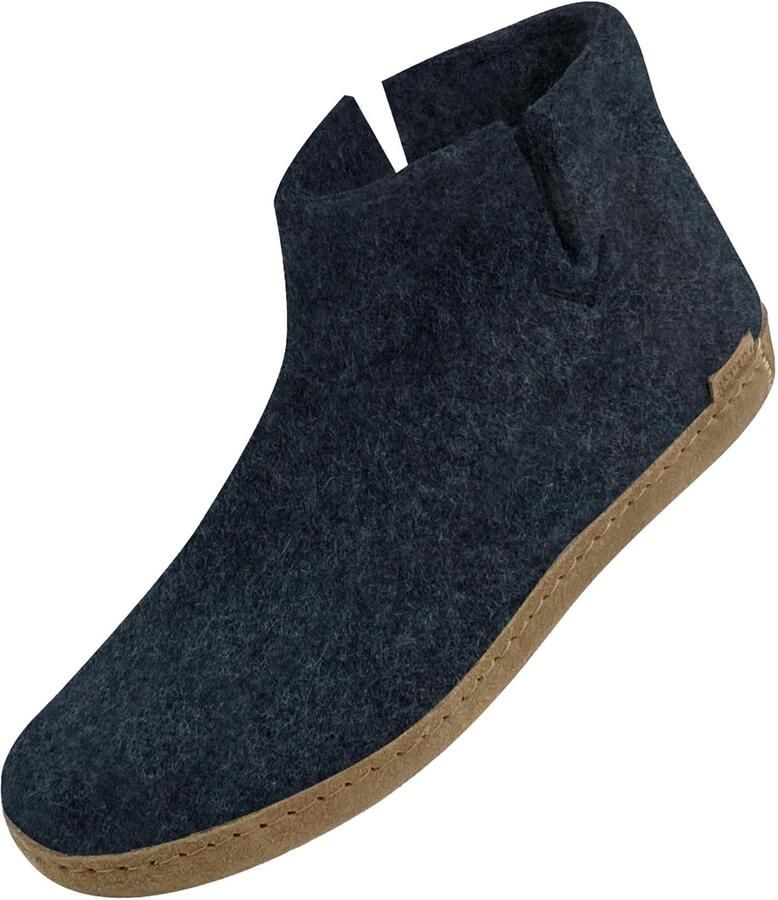 Glerups Gezellige Wollen Pantoffels Blue - Foto 3