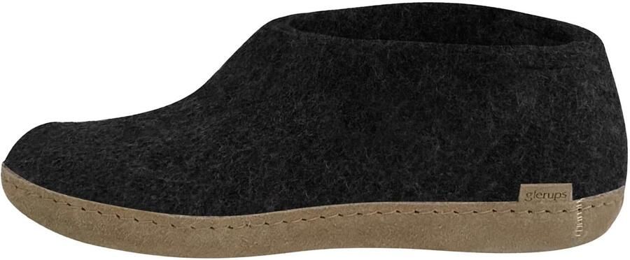 Glerups Pantoffels DK Shoe Charcoal Lammwollfilz - Foto 3