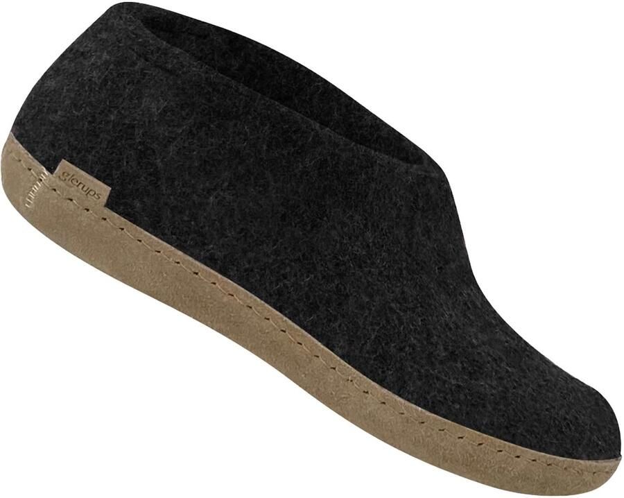 Glerups Pantoffels DK Shoe Charcoal Lammwollfilz - Foto 6