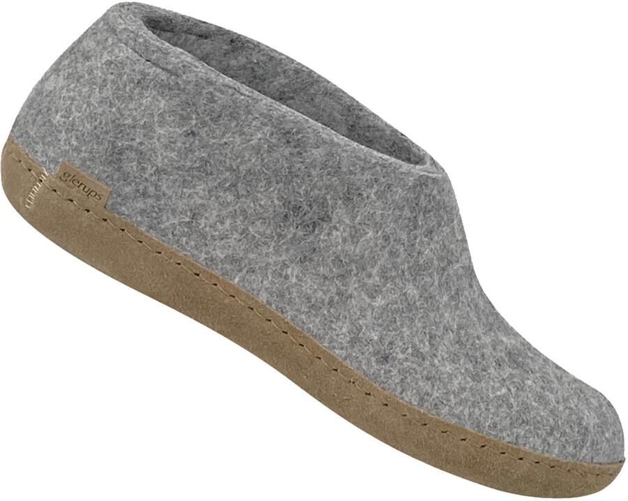 Glerups en slippers Leren zool
