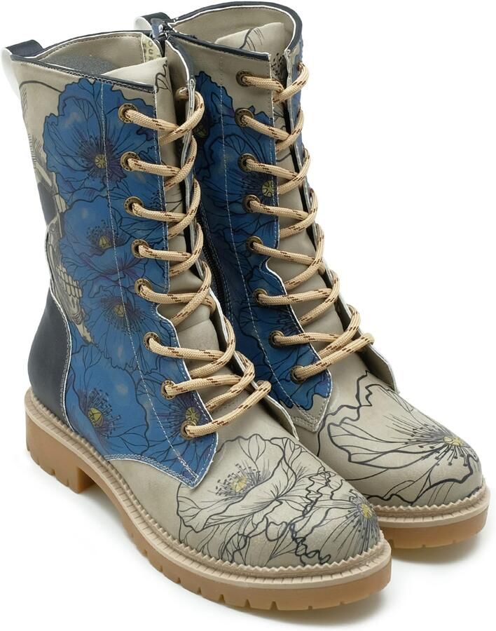 Goby Boots blauw pastelgroen - Foto 3