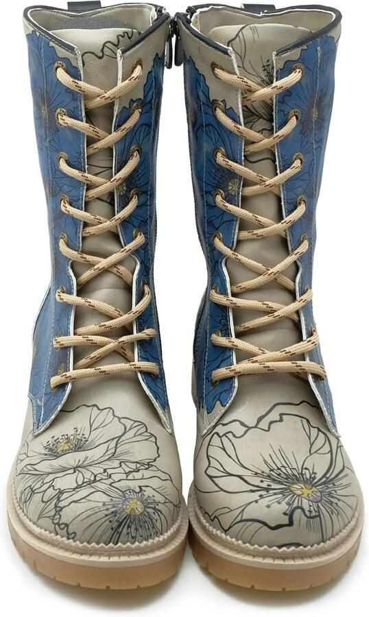 Goby Boots blauw pastelgroen - Foto 4