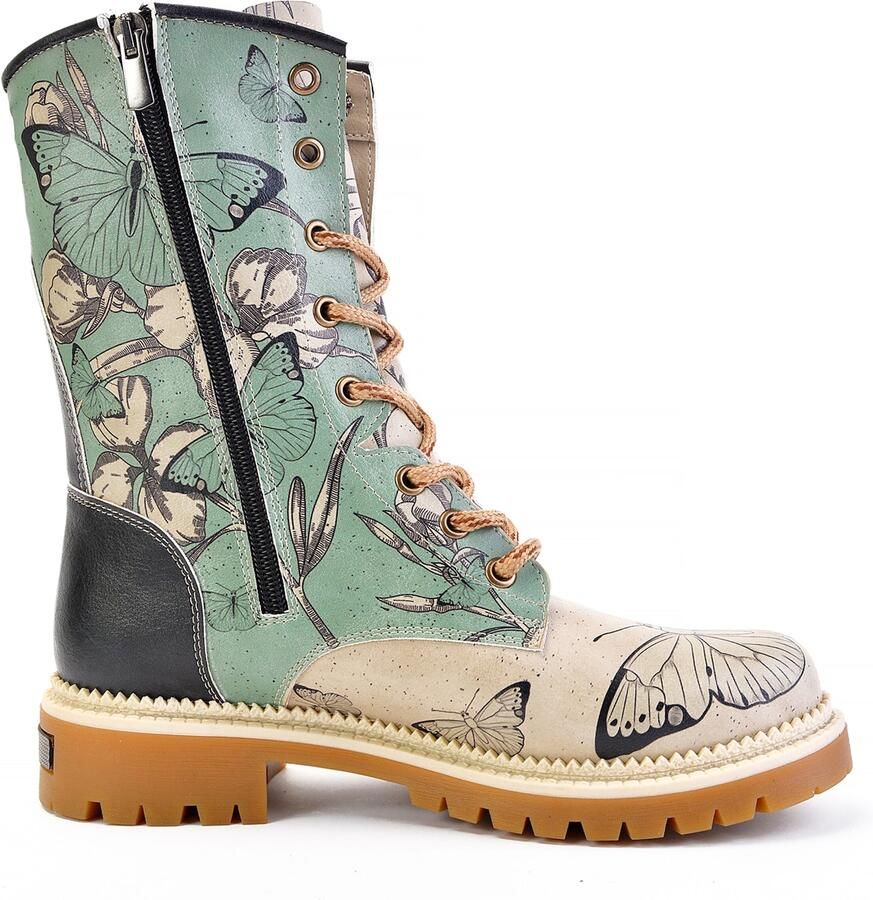 Goby Boots 'JNR' beige turquoise zwart - Foto 2