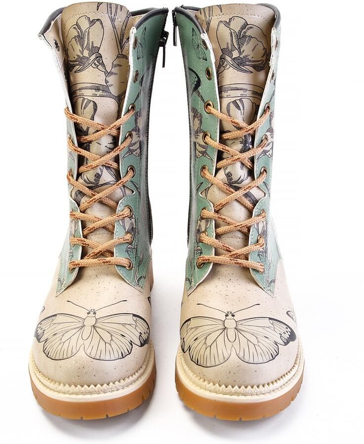 Goby Boots 'JNR' beige turquoise zwart - Foto 4