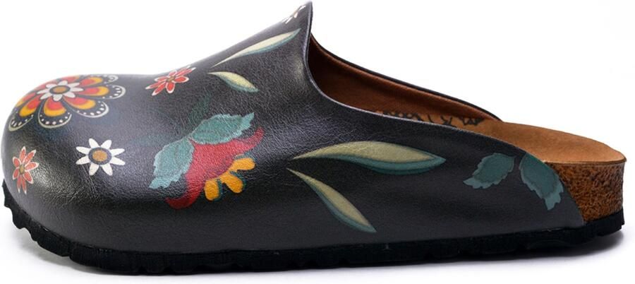 GOBY Folk Garden Clogs Handmade Vegan Leer Dames - Foto 2