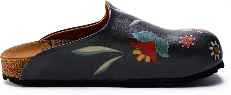 GOBY Folk Garden Clogs Handmade Vegan Leer Dames - Foto 6