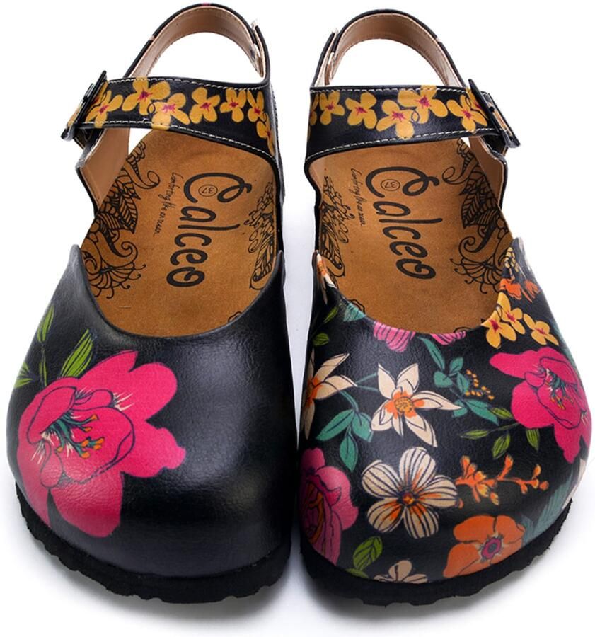 GOBY Clogs met Pink Lilly's Design Handgemaakt Hoge Kwaliteit - Foto 3