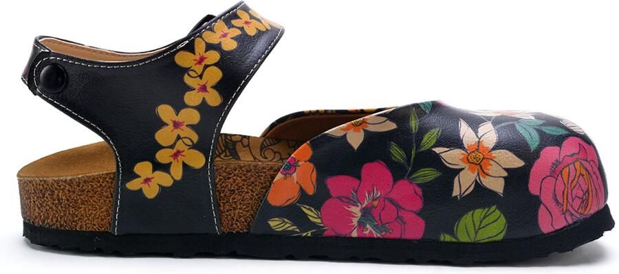 GOBY Clogs met Pink Lilly's Design Handgemaakt Hoge Kwaliteit - Foto 5