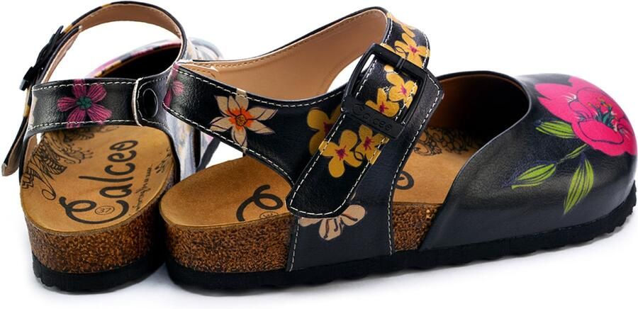 GOBY Clogs met Pink Lilly's Design Handgemaakt Hoge Kwaliteit - Foto 4