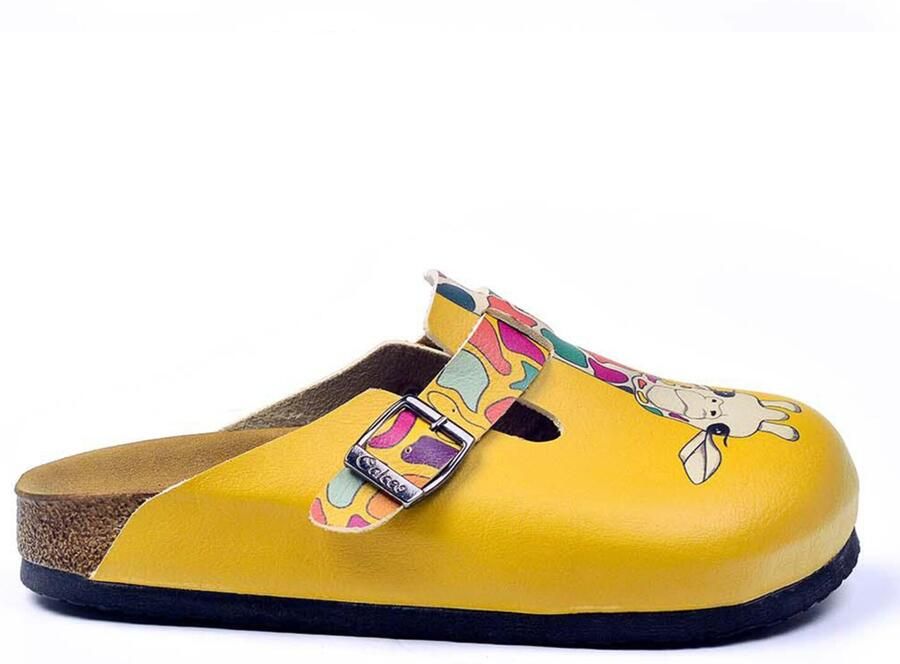 GOBY Clogs met Giraffe Handgemaakt Premium Kwaliteit - Foto 3