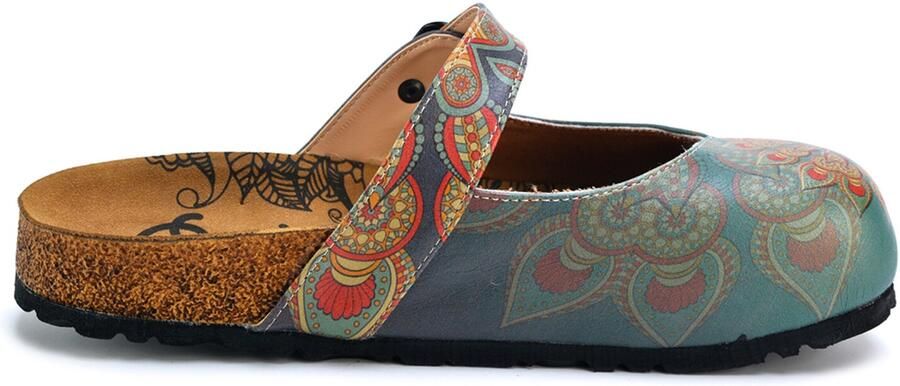 Goby Clogs 'Women shoes -Calceo mules CAL2204' blauw - Foto 5