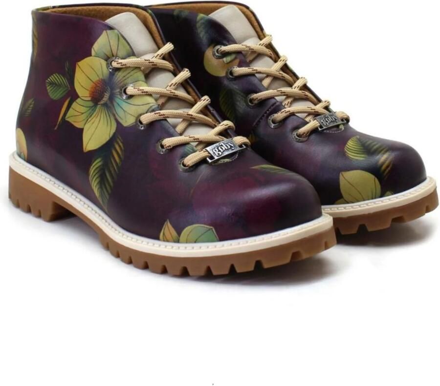 Goby Enkellaarsje 'Women's Burgundy Ankle boots TKS531' bourgogne
