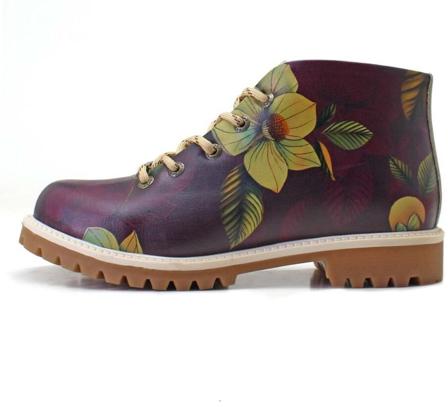 Goby Enkellaarsje 'Women's Burgundy Ankle boots TKS531' bourgogne - Foto 4