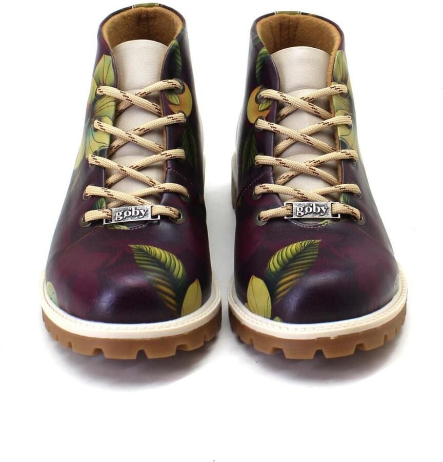 Goby Enkellaarsje 'Women's Burgundy Ankle boots TKS531' bourgogne - Foto 2