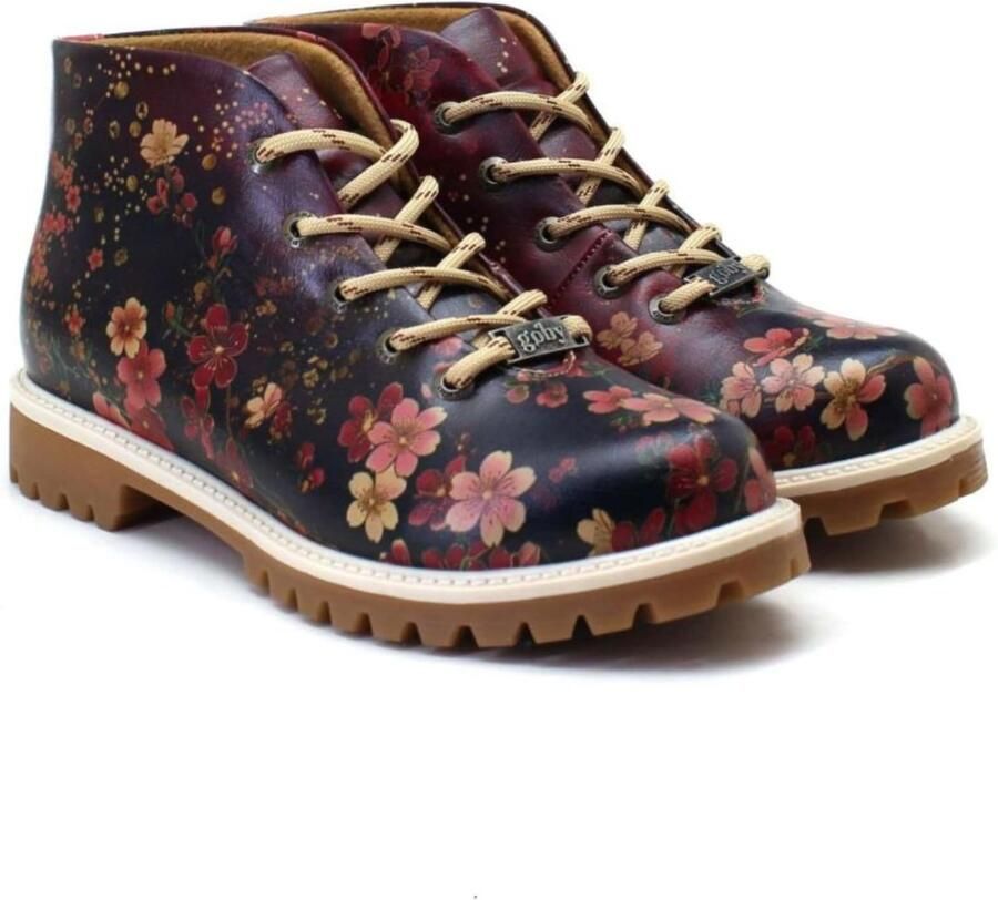 Goby Enkellaarsje 'Women's Burgundy Ankle boots TKS536' bourgogne