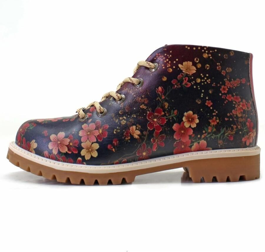 Goby Enkellaarsje 'Women's Burgundy Ankle boots TKS536' bourgogne - Foto 2