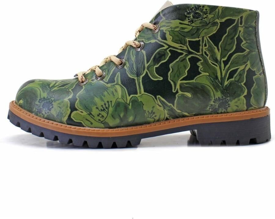 Goby Enkellaarsje 'Women's Green Ankle boots TKS157' donkergroen - Foto 4