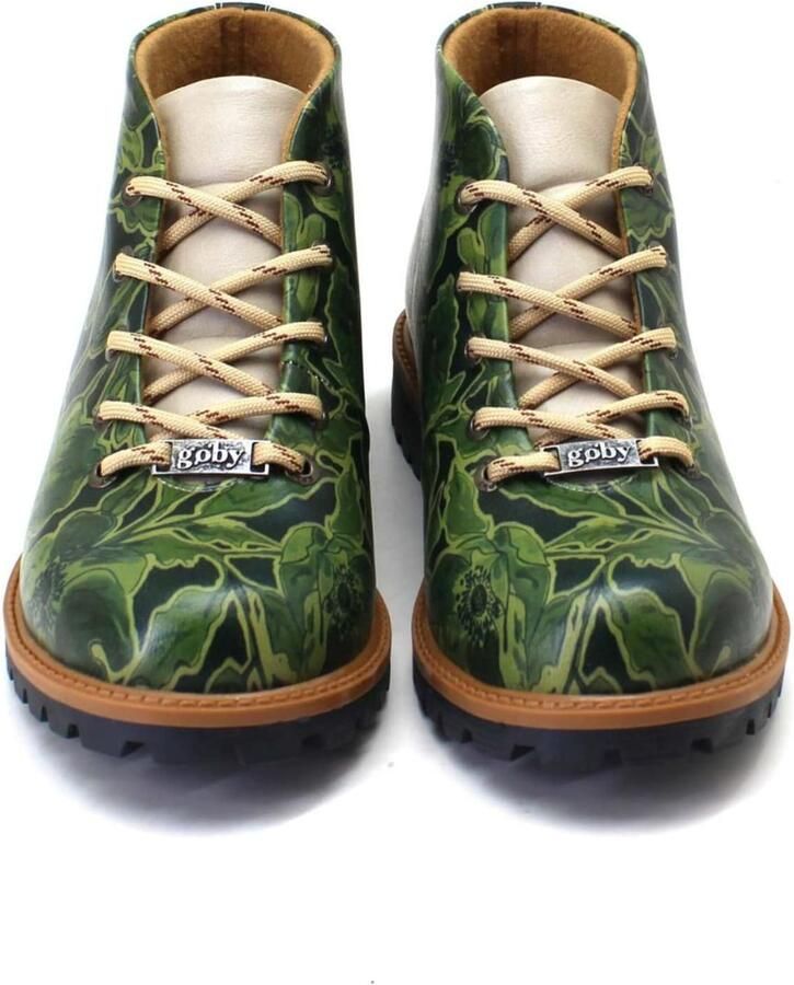 Goby Enkellaarsje 'Women's Green Ankle boots TKS157' donkergroen - Foto 2