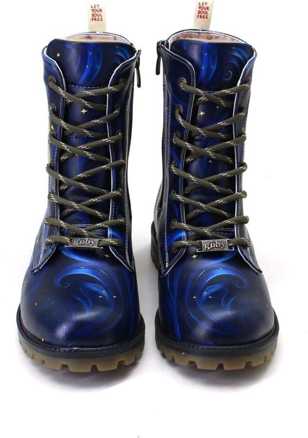 Goby Veterlaarzen 'Ankle boots WMAT195' donkerblauw - Foto 4