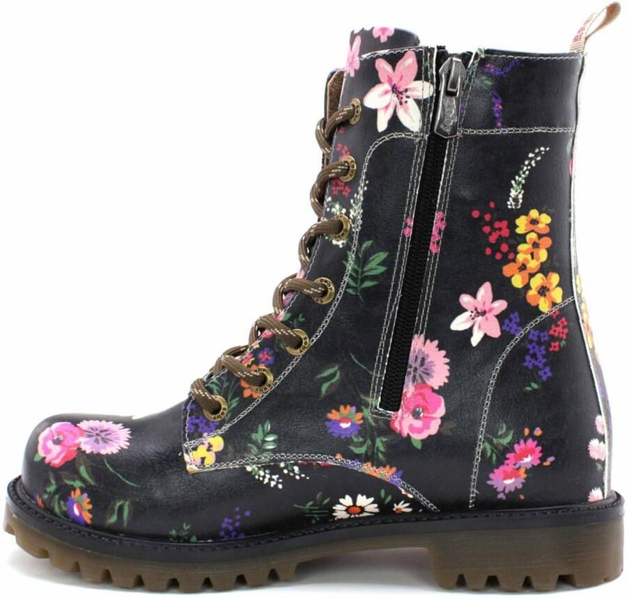 GOBY Flower Town Enkellaarsjes Damesboots Handgemaakt Premium Kwaliteit - Foto 5