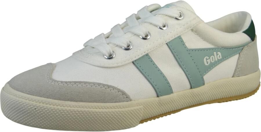 Gola Sneakers laag 'Badminton' grijs jade groen wit