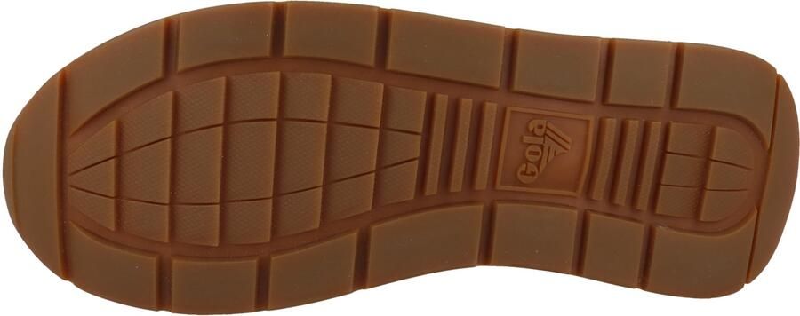 Gola Sneakers laag bruin pastelgroen wit - Foto 4
