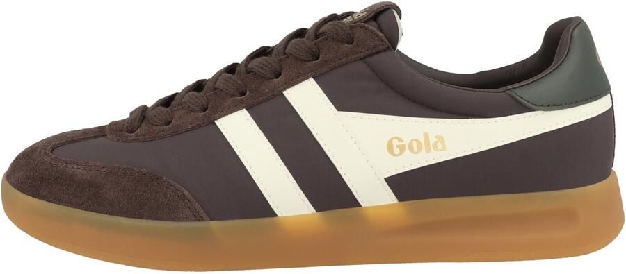Gola Sneakers laag 'Cyclone' bruin natuurwit - Foto 3