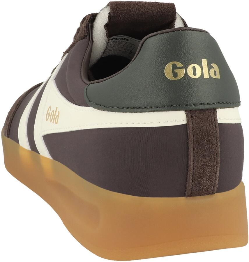 Gola Sneakers laag 'Cyclone' bruin natuurwit - Foto 2