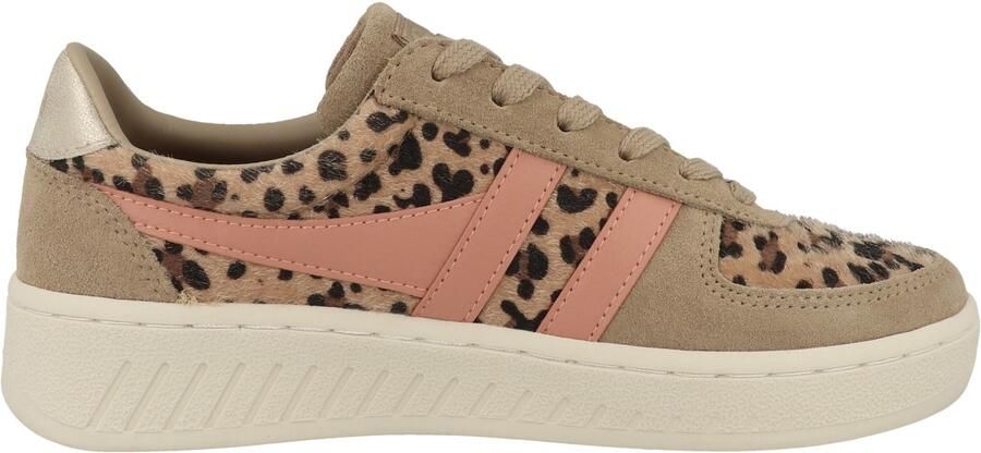 Gola Sneakers laag 'Grandslam Savanna' bruin brokaat lichtbruin perzik - Foto 5