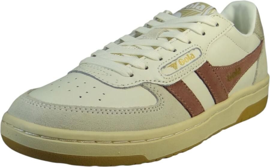 Gola Sneakers laag 'Hawk' bruin grijs wit - Foto 2