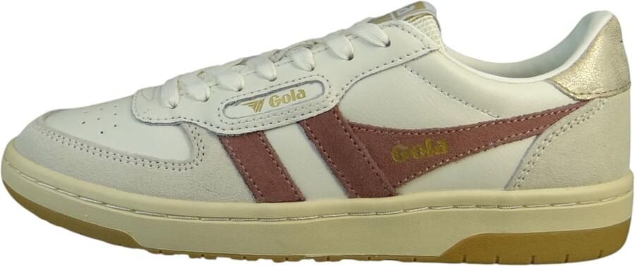 Gola Sneakers laag 'Hawk' bruin grijs wit - Foto 3