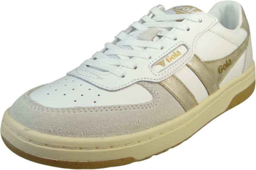 Gola CLB336 Hawk Trainer White Gold Sportieve Retro Sneaker - Foto 9