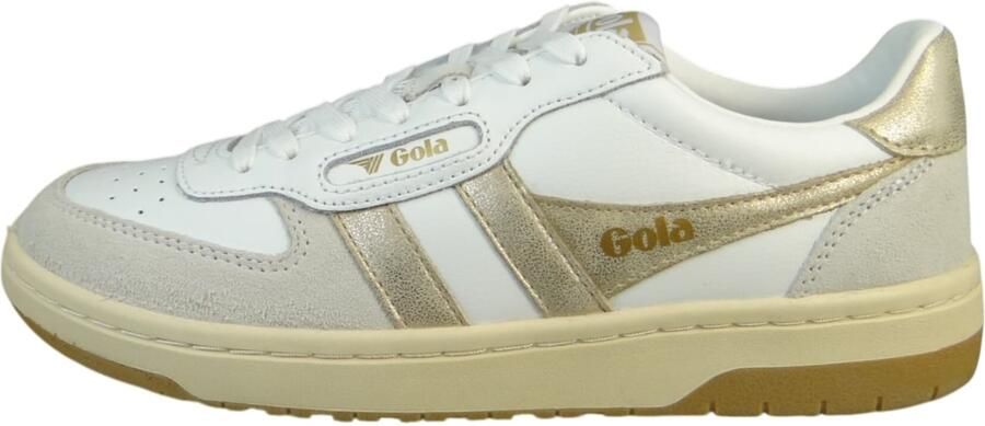 Gola CLB336 Hawk Trainer White Gold Sportieve Retro Sneaker - Foto 10
