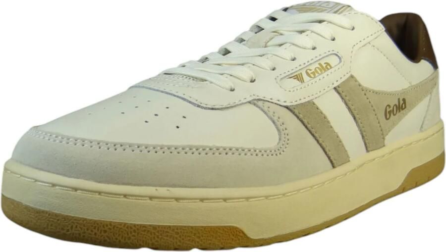 Gola Sneakers laag 'Hawk' taupe pastelgroen wit