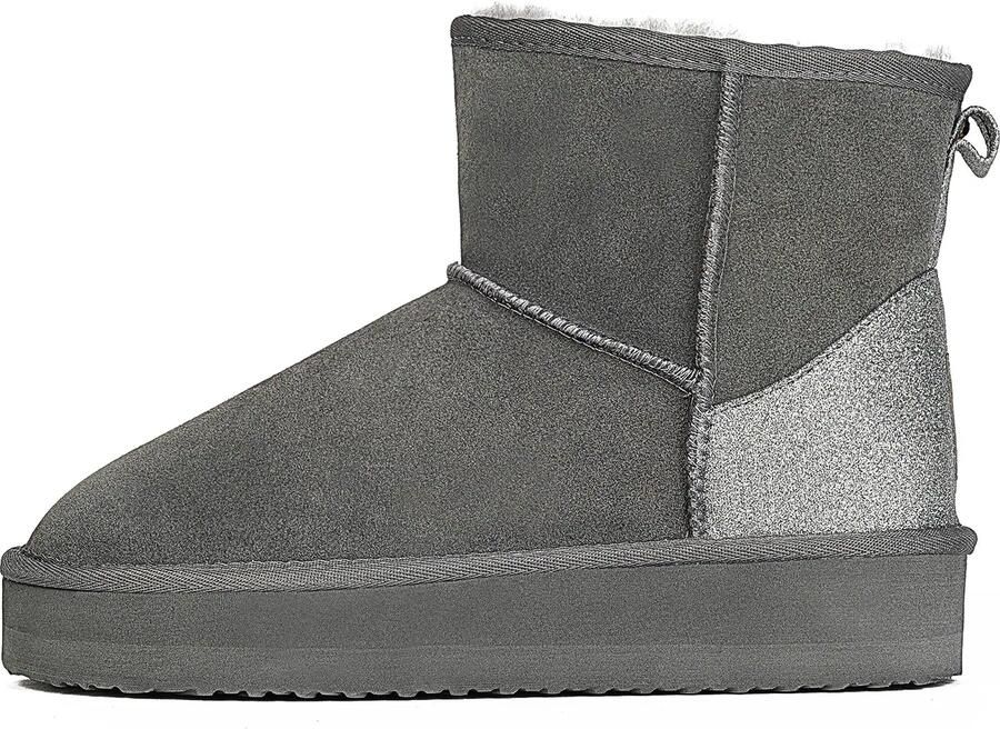 Gooce Boots 'Acacia' donkergrijs zilver