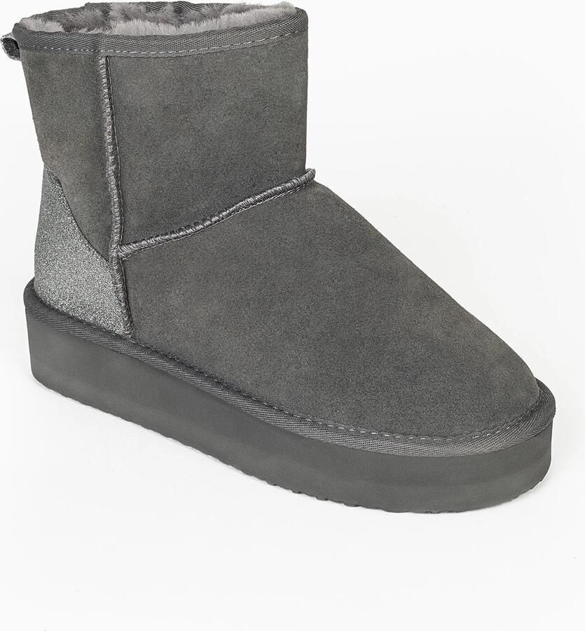 Gooce Boots 'Acacia' donkergrijs zilver - Foto 3