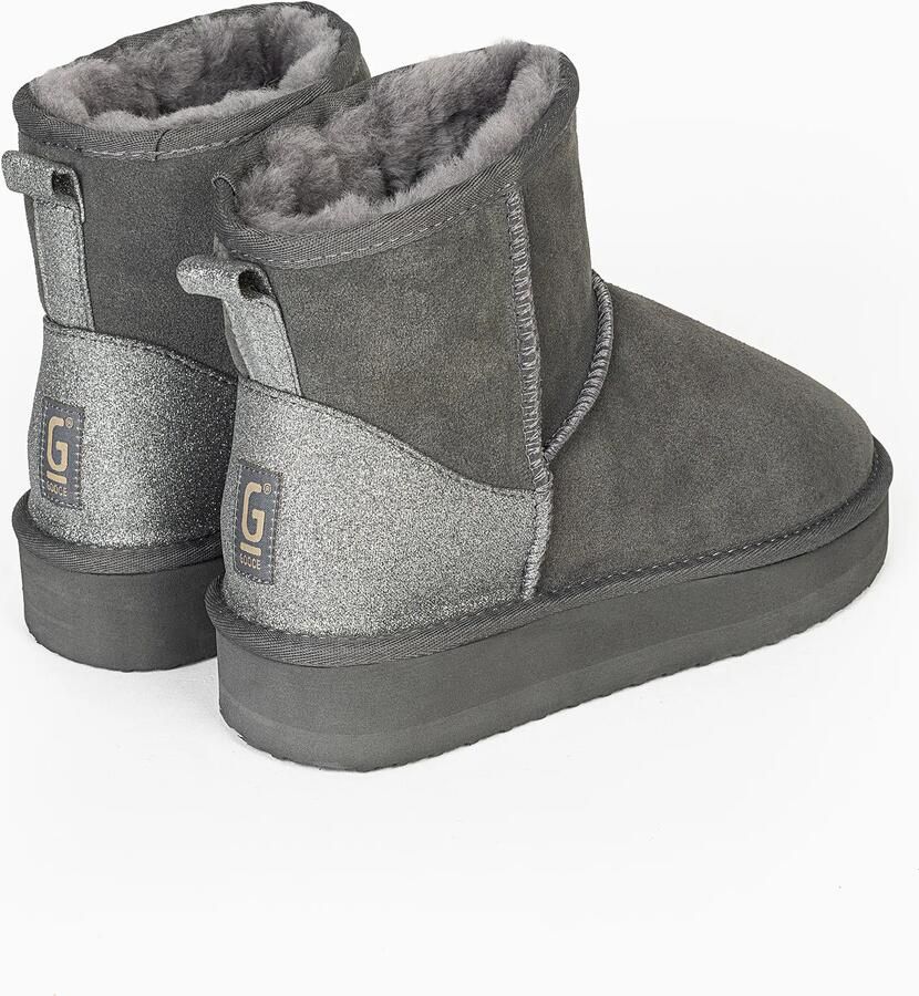 Gooce Boots 'Acacia' donkergrijs zilver - Foto 4