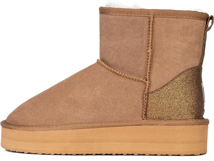 Gooce Boots 'Acacia' kastanjebruin brons