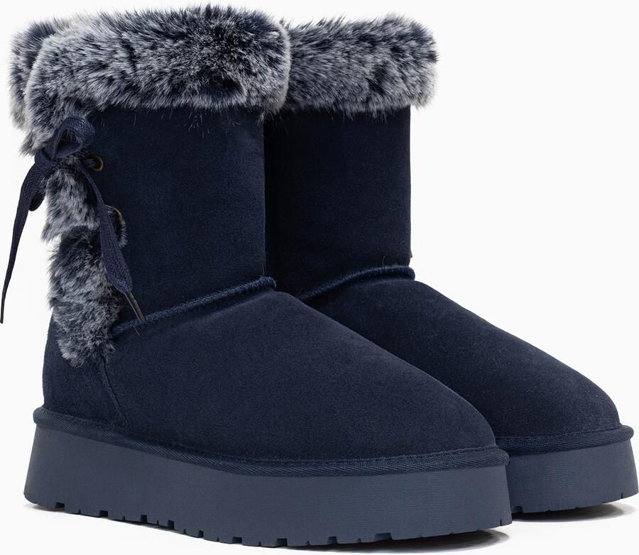 Gooce Boots 'ALISSA' nachtblauw lichtgrijs zwart - Foto 4
