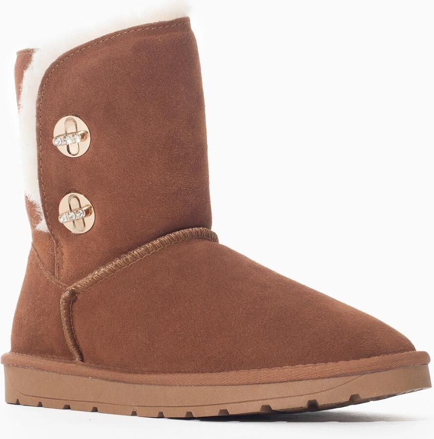 Gooce Boots 'Bella' bruin goud zwart wit - Foto 2
