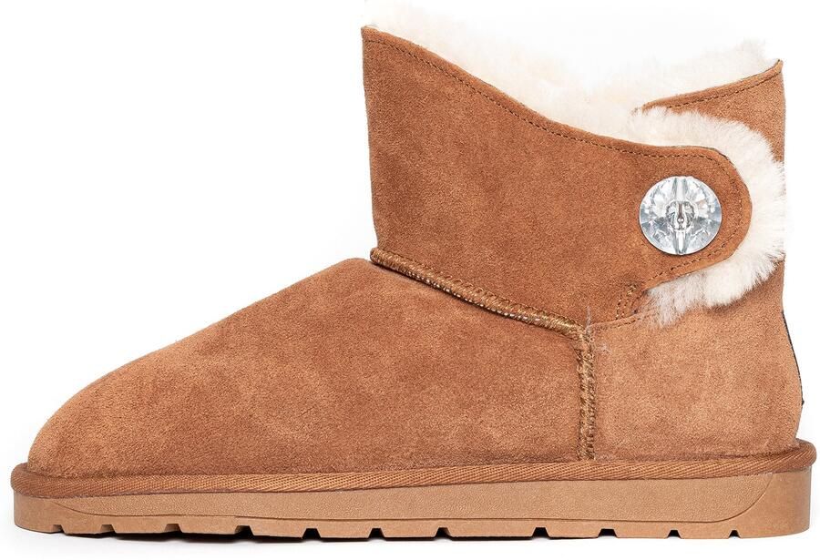 Gooce Boots 'Diama' bruin zwart wit