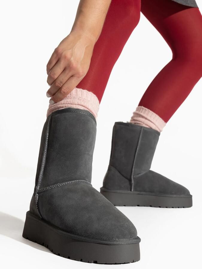 Gooce Boots 'FAIRFIELD' donkergrijs - Foto 5