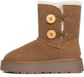 Gooce Boots 'HUBBARD' bruin kastanjebruin - Kastanjebruin