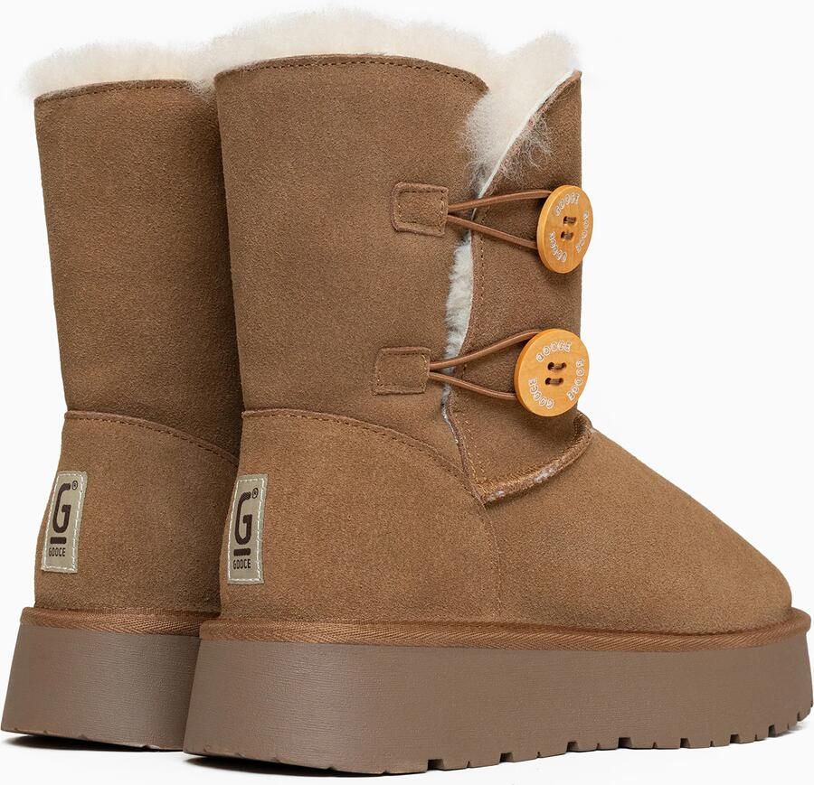 Gooce Boots 'HUBBARD' bruin kastanjebruin - Foto 2