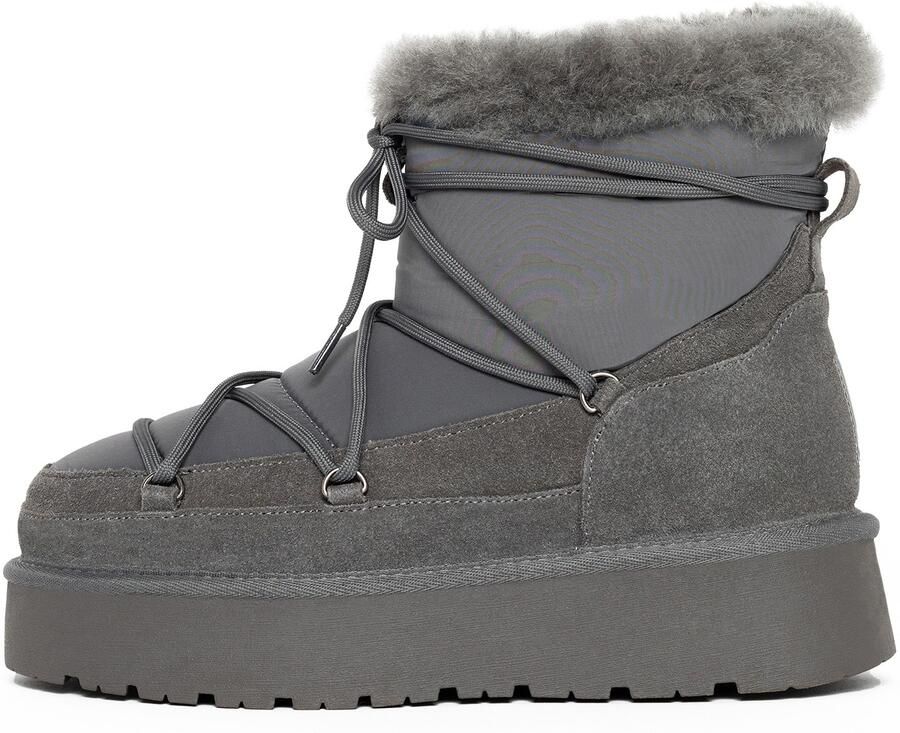 Gooce Boots 'Warm' rookgrijs donkergrijs