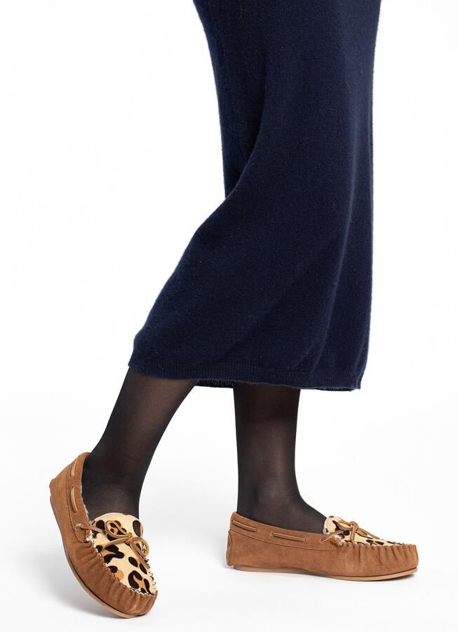 Gooce Instappers 'Hanes' beige camel zwart - Foto 5