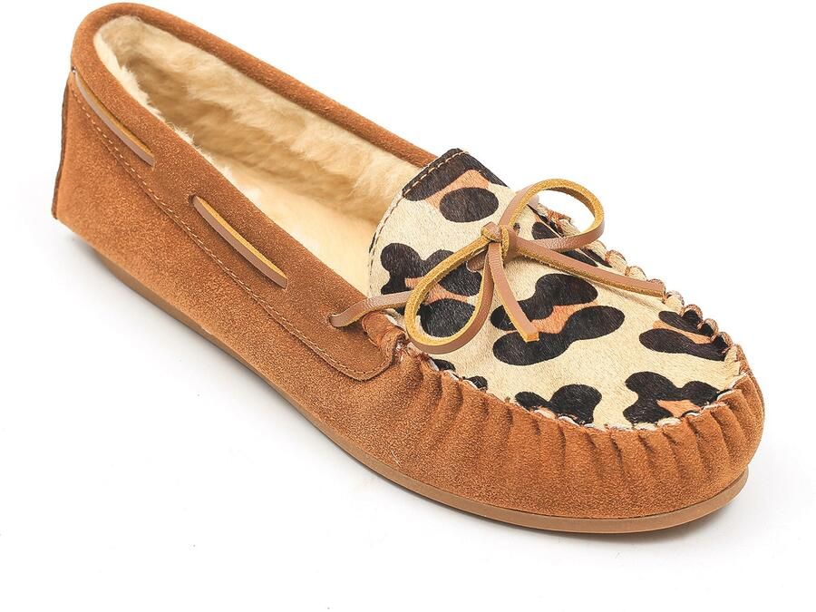 Gooce Instappers 'Hanes' beige camel zwart - Foto 4